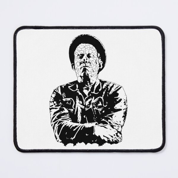 Item preview, Tom Waits: High-Contrast Cracked Ink Portrait designed and sold by surmind.