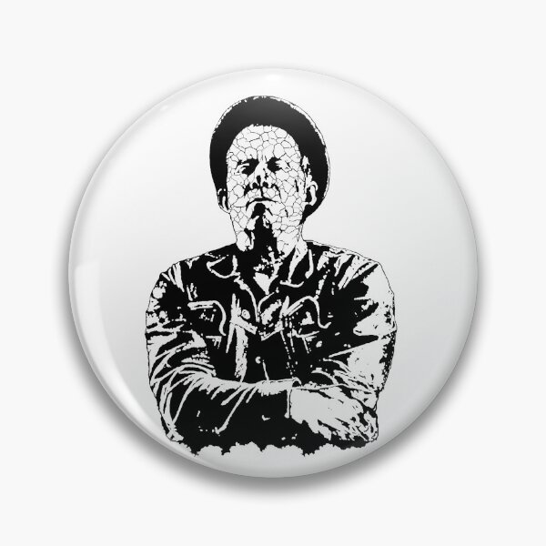 Item preview, Tom Waits: High-Contrast Cracked Ink Portrait designed and sold by surmind.