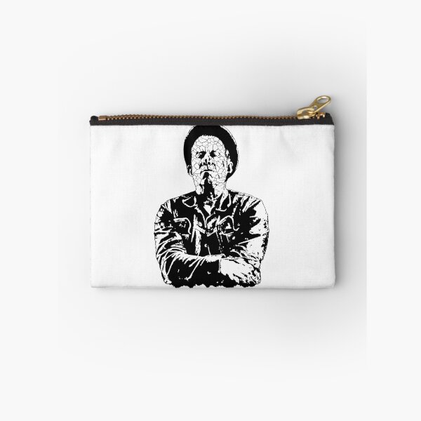 Item preview, Tom Waits: High-Contrast Cracked Ink Portrait designed and sold by surmind.