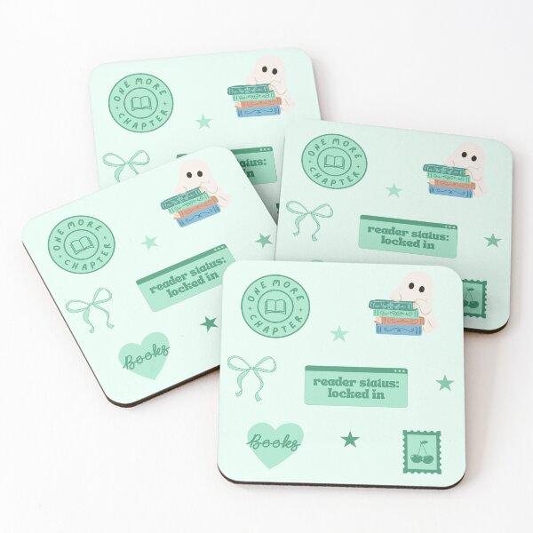 Item preview, Bookish | Books | Pack | Green designed and sold by The Turquoise Brush.