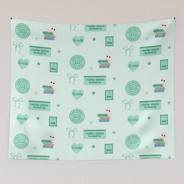 Item preview, Bookish | Books | Pack | Green designed and sold by The Turquoise Brush.