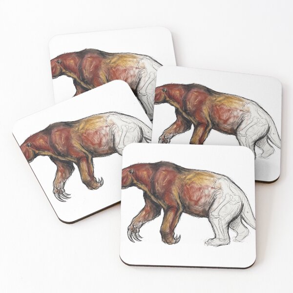 Item preview, Scelidotherium: Pleistocene Giant Ground Sloth Paleontological Art designed and sold by FreiherrPK.