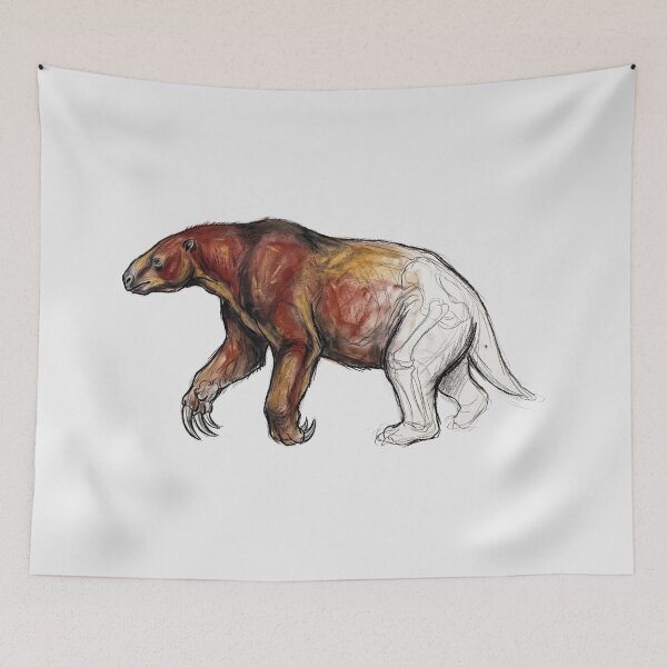Item preview, Scelidotherium: Pleistocene Giant Ground Sloth Paleontological Art designed and sold by FreiherrPK.