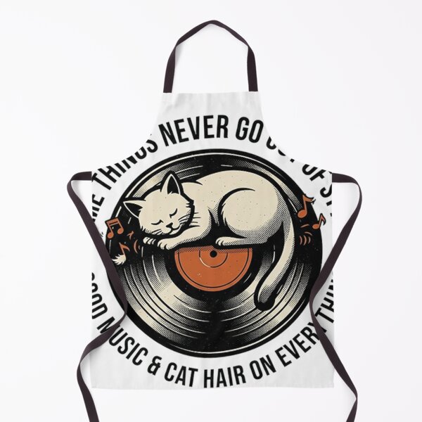 Item preview, Cat Hair Everywhere Shirt | Music & Cat Lover Tee designed and sold by RokomariFabric.