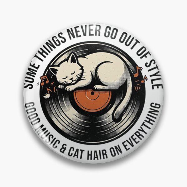Item preview, Cat Hair Everywhere Shirt | Music & Cat Lover Tee designed and sold by RokomariFabric.