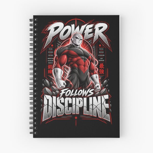 Item preview, Power Folows Discipline – Anime Motivational Warrior Design designed and sold by ArtisticHeart21.