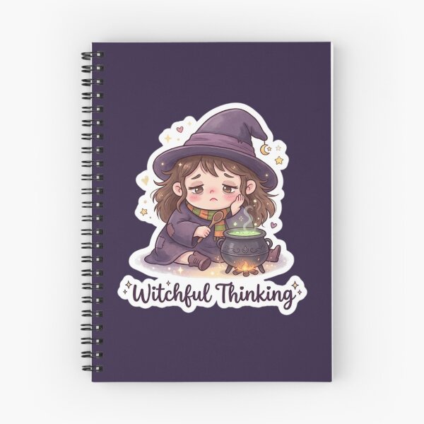 Item preview, Witchful Thinking Cute Halloween Witch Sticker designed and sold by Cerys-GS.