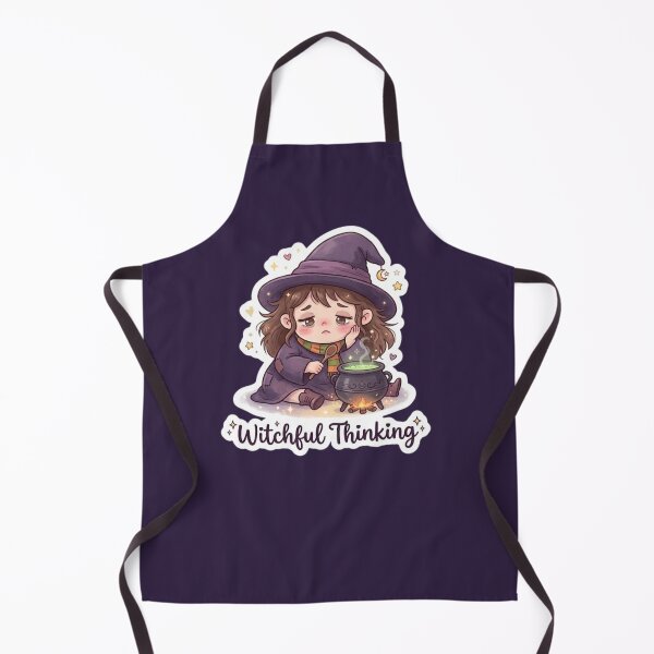 Item preview, Witchful Thinking Cute Halloween Witch Sticker designed and sold by Cerys-GS.