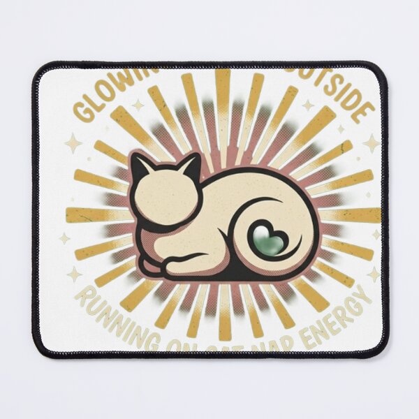 Item preview, Cat Cuddles Shirt | Glowing Cat Mom Quote Tee designed and sold by RokomariFabric.