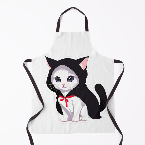 Item preview, Black‑Hooded Halloween Kitten with Candy designed and sold by For-Cat.