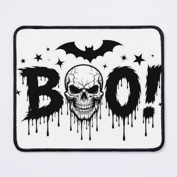 Item preview, BOO! Skull Dripping Halloween Bat Stars Spooky Graphic designed and sold by VYBE DARK Studio.