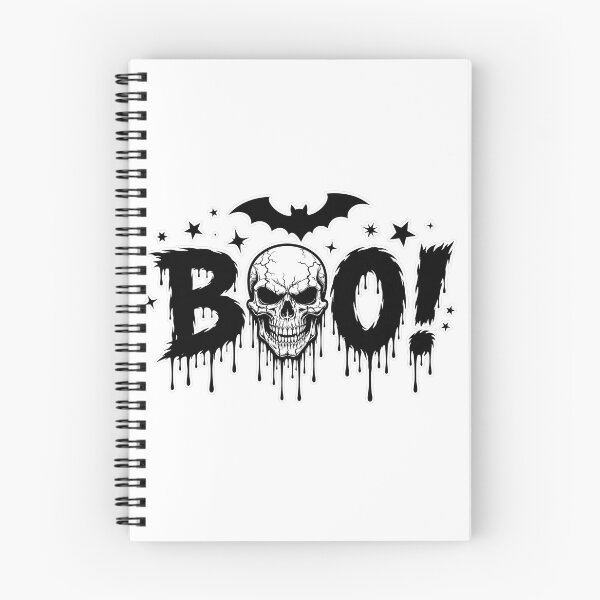 Item preview, BOO! Skull Dripping Halloween Bat Stars Spooky Graphic designed and sold by VYBE DARK Studio.