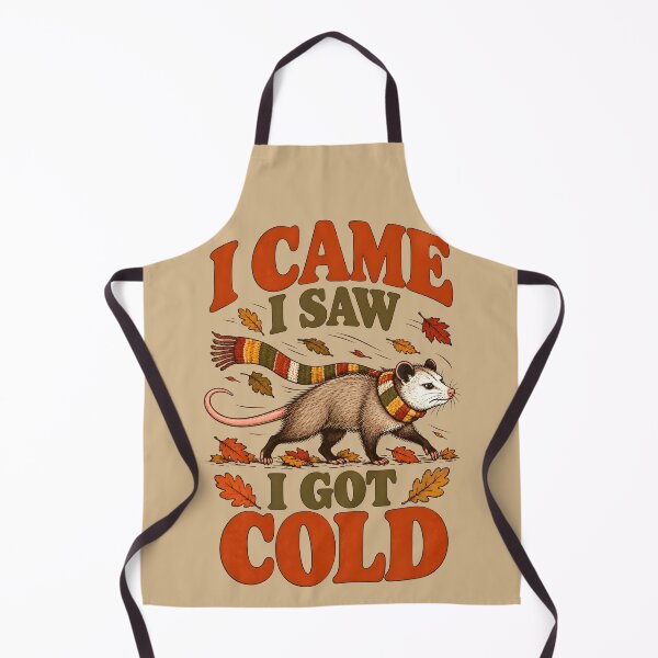 Item preview, I Came I Saw I Got Cold Funny Opossum designed and sold by MagicTheDog.