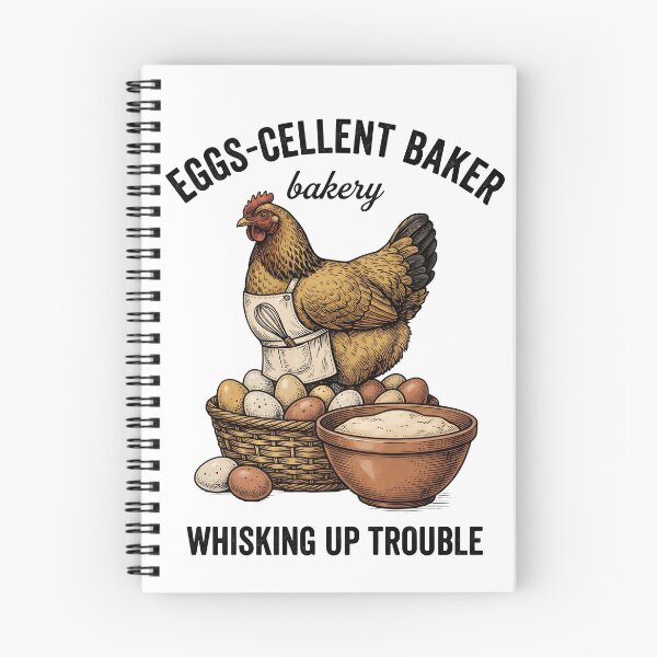 Item preview, Cute Chicken Baker Rustic Farmhouse Kitchen Art designed and sold by StickerNestYou.