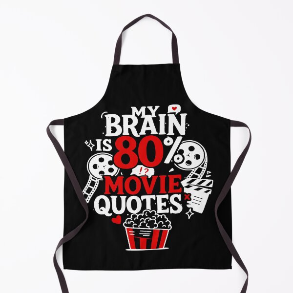 Item preview, "My Brain Is 80% Movie Quotes" Shirt, Funny Theater  designed and sold by Colorfulman.