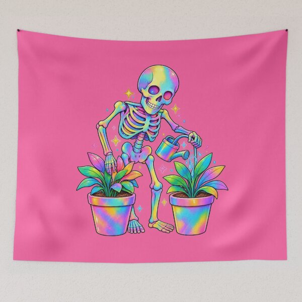Item preview, Rainbow Skeleton Gardener  designed and sold by Hari Arts.