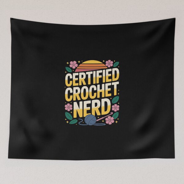 Item preview, Certified Crochet Nerd   designed and sold by jkrphoto.