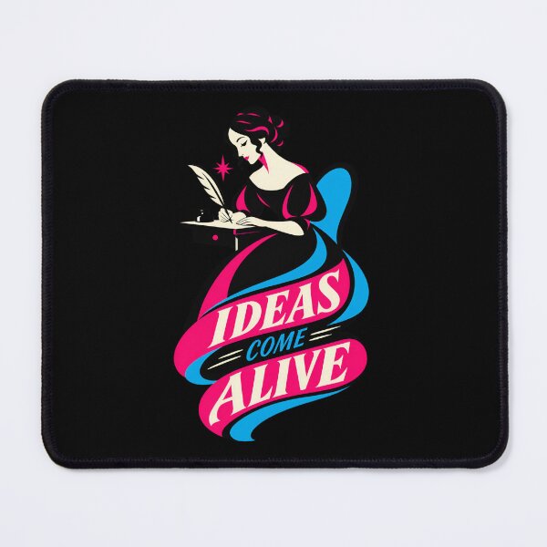 Item preview, Mary Shelley Ideas Come Alive Neon Writer designed and sold by Fenay Designs.