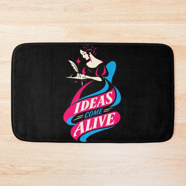 Item preview, Mary Shelley Ideas Come Alive Neon Writer designed and sold by Fenay Designs.