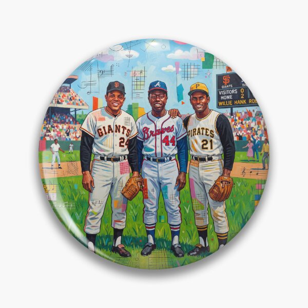 Item preview, Mays Aaron Clemente Baseball's All Star Trio designed and sold by Home Decor Art.