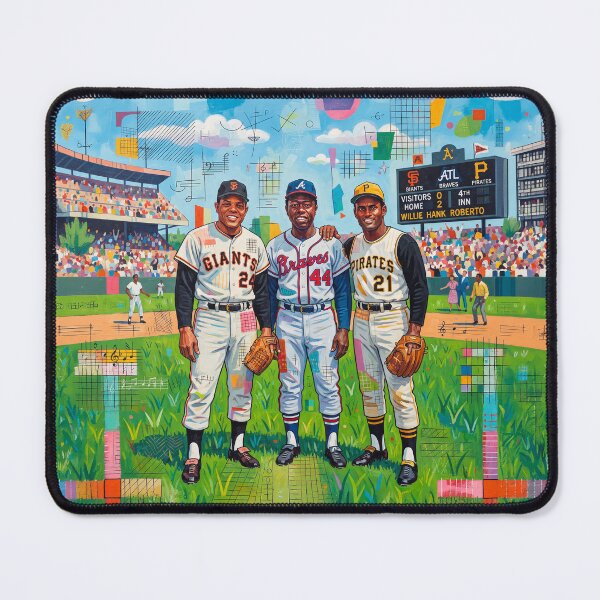 Item preview, Mays Aaron Clemente Baseball's All Star Trio designed and sold by Home Decor Art.