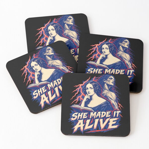 Item preview, Mary Shelley She Made Frankenstein Alive designed and sold by Fenay Designs.
