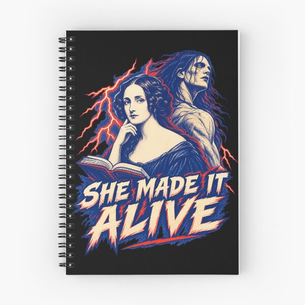 Item preview, Mary Shelley She Made Frankenstein Alive designed and sold by Fenay Designs.