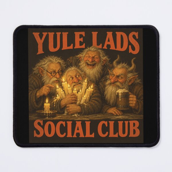 Item preview, Yule Lads Social Club for Folklore Fans designed and sold by POD DYNASTY | Original Print On Demand T-Shirt Graphics.