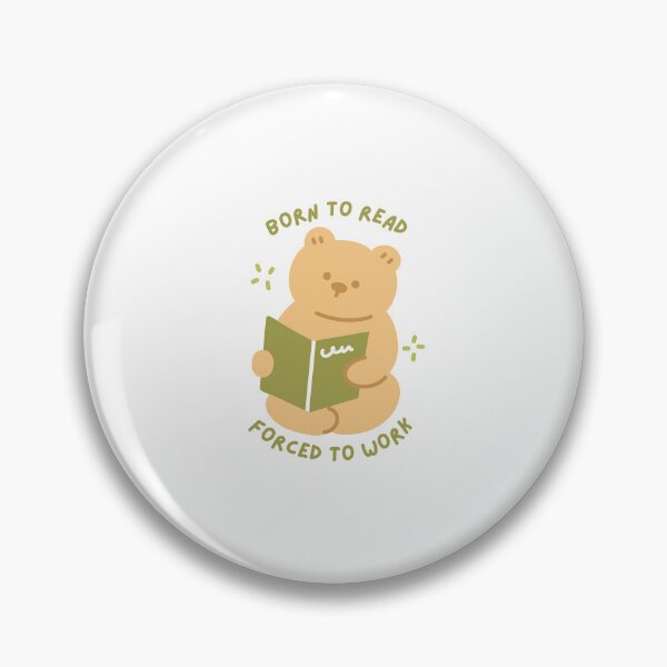 Item preview, Born To Read Forced To Work | Bookish | Booktok | Funny designed and sold by The Turquoise Brush.