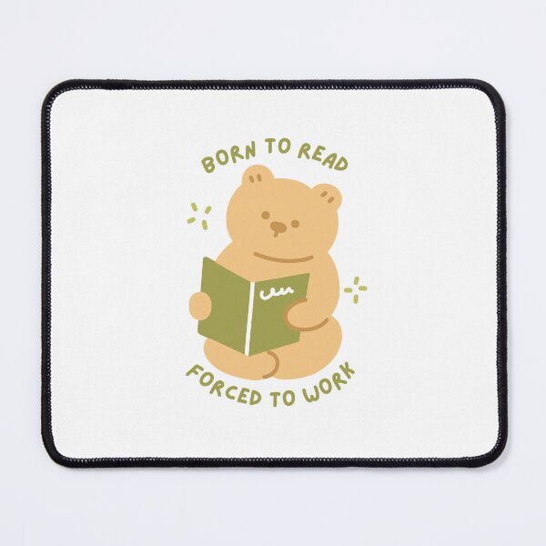 Item preview, Born To Read Forced To Work | Bookish | Booktok | Funny designed and sold by The Turquoise Brush.