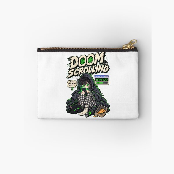 Item preview, Doom Scrolling – Retro Pixel Endless Scroll Humor designed and sold by Mad Factory Designs.
