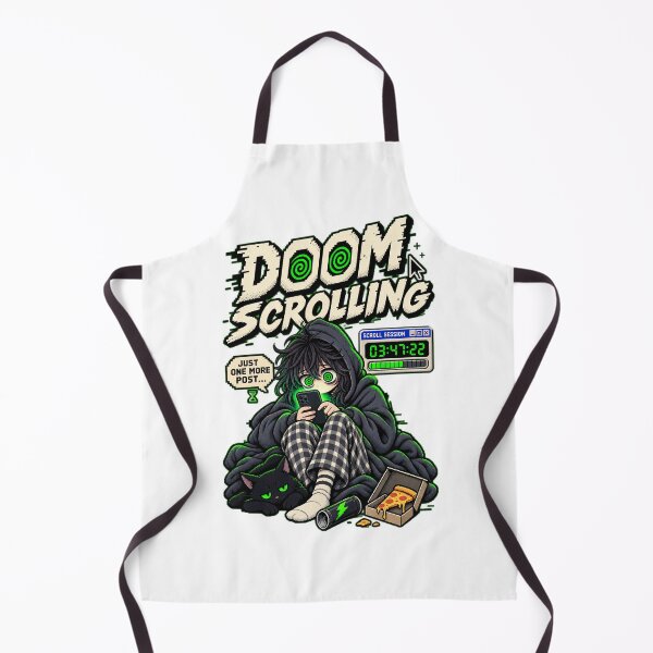 Item preview, Doom Scrolling – Retro Pixel Endless Scroll Humor designed and sold by Mad Factory Designs.