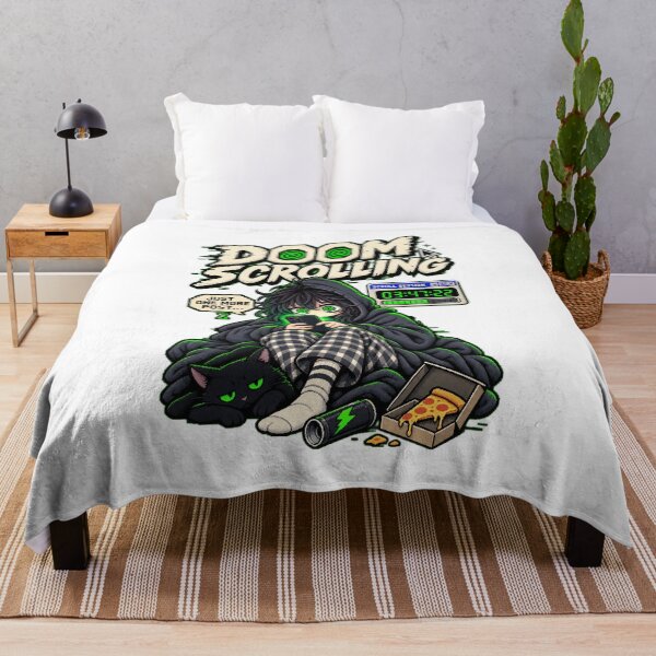 Item preview, Doom Scrolling – Retro Pixel Endless Scroll Humor designed and sold by Mad Factory Designs.
