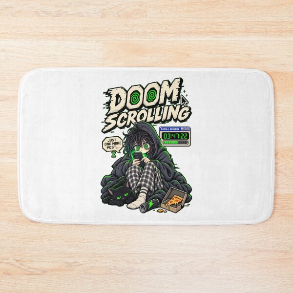 Item preview, Doom Scrolling – Retro Pixel Endless Scroll Humor designed and sold by Mad Factory Designs.