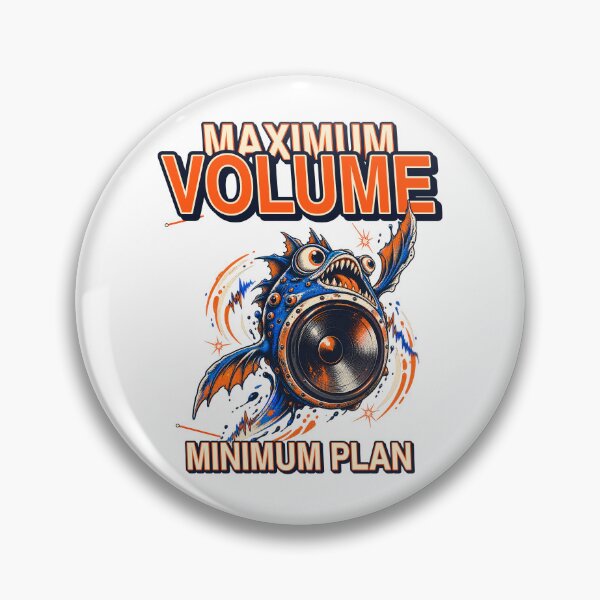 Item preview, Funny Bass Monster – Maximum Volume Minimum Plan designed and sold by RAX Mirth Studio.