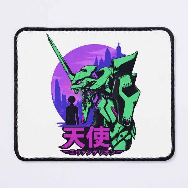 Item preview, Retro Vintage Neon Genesis Evangelion Inspired Design with Bold Neon Colors designed and sold by tracktech.