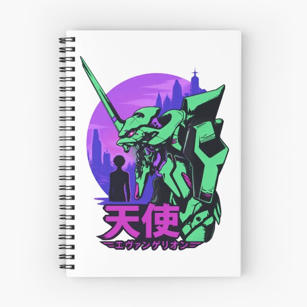 Item preview, Retro Vintage Neon Genesis Evangelion Inspired Design with Bold Neon Colors designed and sold by tracktech.