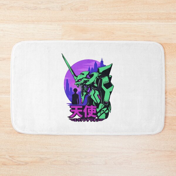Item preview, Retro Vintage Neon Genesis Evangelion Inspired Design with Bold Neon Colors designed and sold by tracktech.