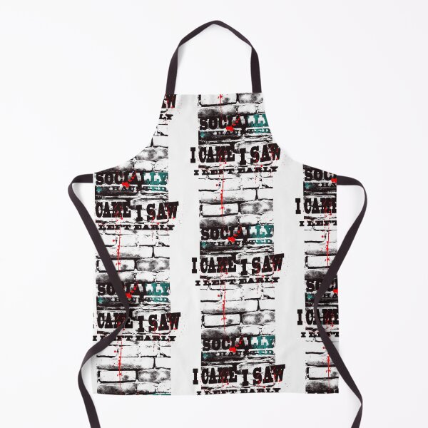 Item preview, I Came I Saw I Left Early | White Grunge Introvert Typography designed and sold by AreKreative.