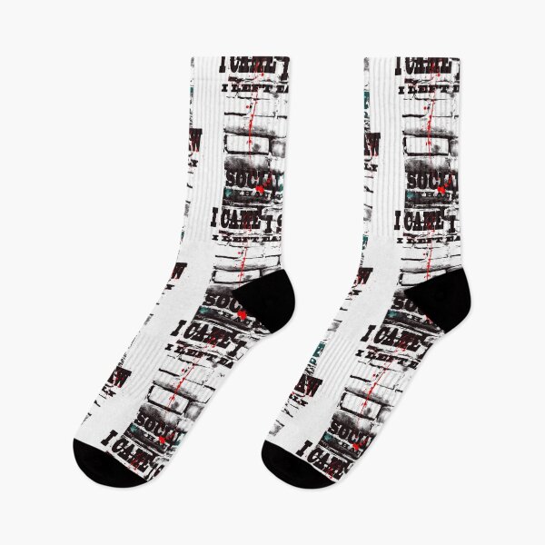 Item preview, I Came I Saw I Left Early | White Grunge Introvert Typography designed and sold by AreKreative.