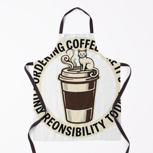 Item preview, Coffee Lover Shirt | Funny "Only Responsibility" Tee designed and sold by RokomariFabric.