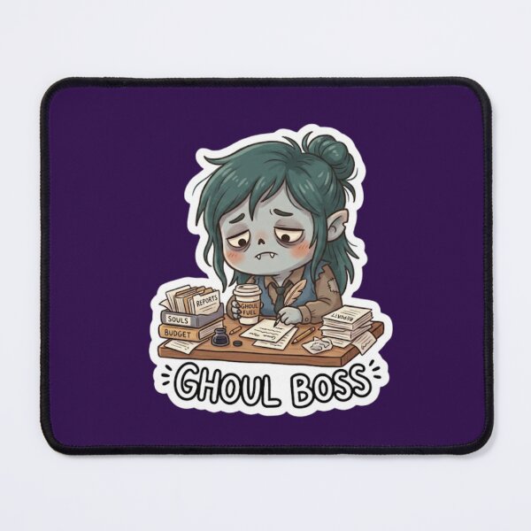 Item preview, Ghoul Boss Cute Halloween Sticker designed and sold by Cerys-GS.