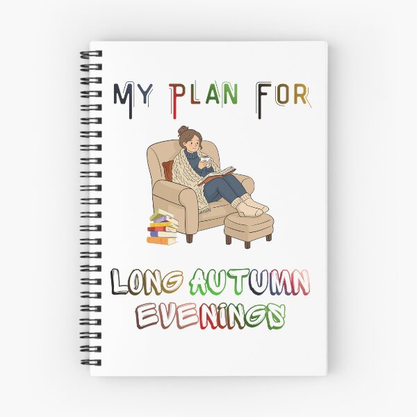 Item preview, My Plan For Long Autumn Evenings. designed and sold by Dinasshop.