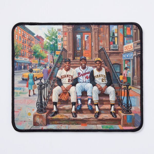 Item preview, Mays Aaron Clemente Baseball's All Star Trio designed and sold by Home Decor Art.