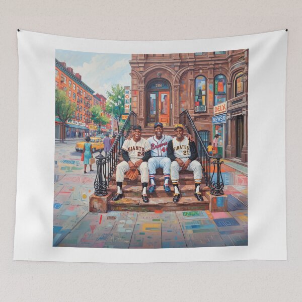 Item preview, Mays Aaron Clemente Baseball's All Star Trio designed and sold by Home Decor Art.