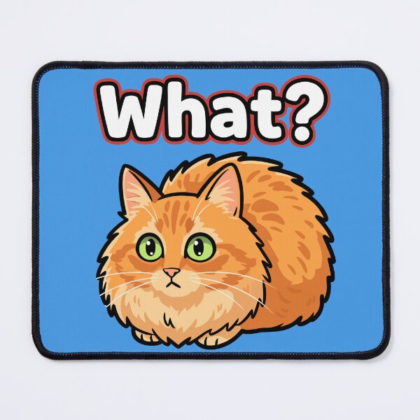 Item preview, Silly Ginger Cat Energy Sticker - Cute Orange Kitten Meme designed and sold by MagicByAl.