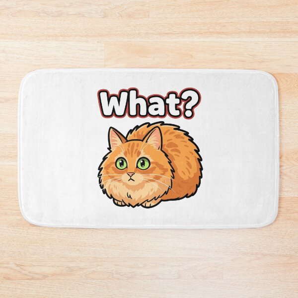 Item preview, Silly Ginger Cat Energy Sticker - Cute Orange Kitten Meme designed and sold by MagicByAl.