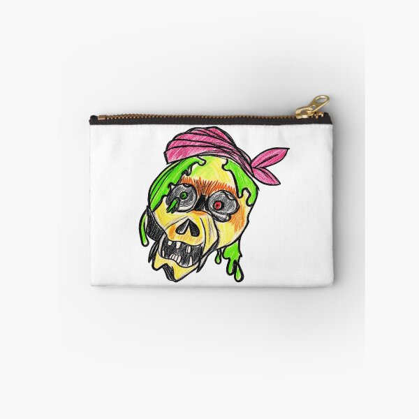 Item preview, Slimy pirate skull - yarrr!!!  designed and sold by urkog.