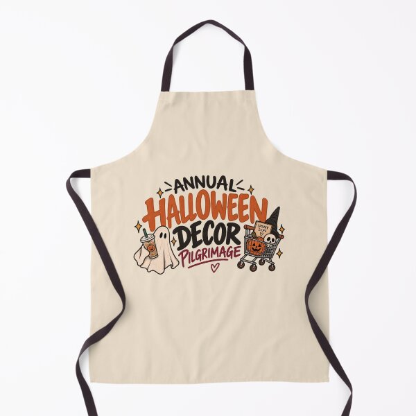 Item preview, Annual Halloween Decor Pilgrimage – Funny Spooky Season Ghost Shopping designed and sold by SnugbugStudios.