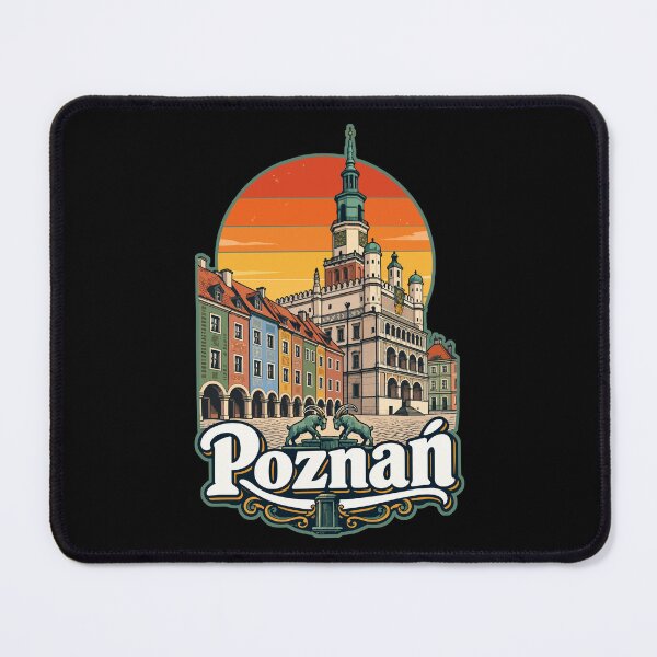 Item preview, Poznan City Poland Retro Travel designed and sold by TomFrontierArt.